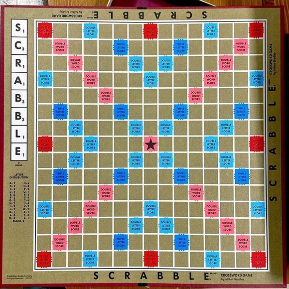 Scrabble game wordle 1989 with 95 wooden tiles - Picture 3 of 17